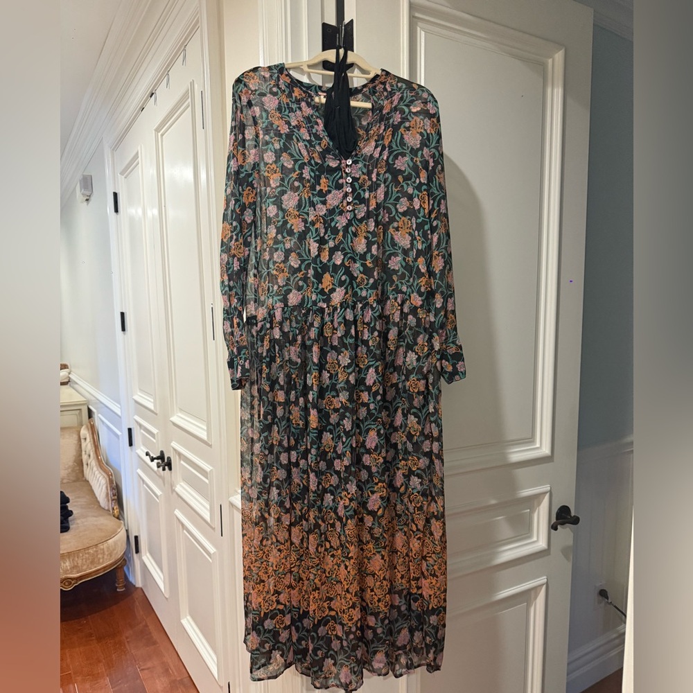 Free People Multicolor Floral Blouse